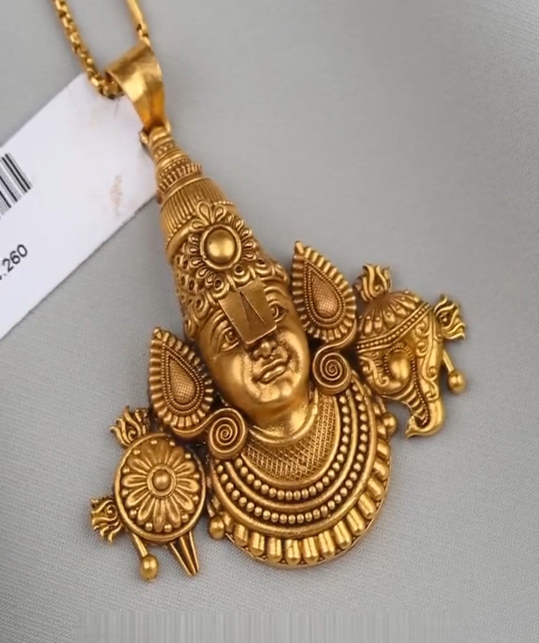 Lord Balaji Nakshi Pendant