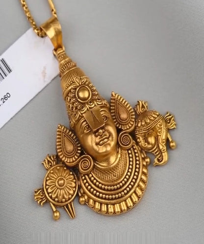 Lord Balaji Nakshi Pendant