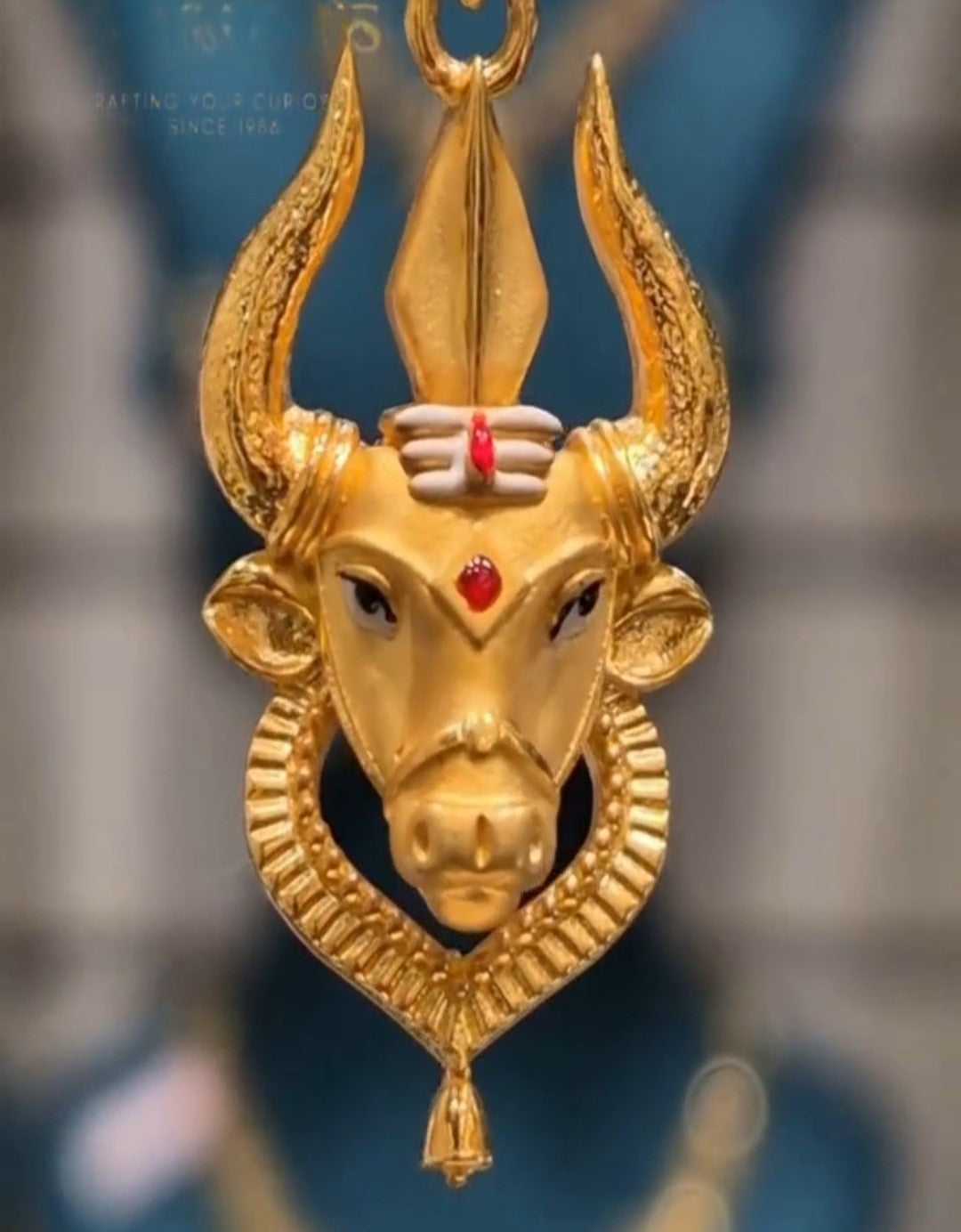 Nandi Maharaj Pendant With Chain