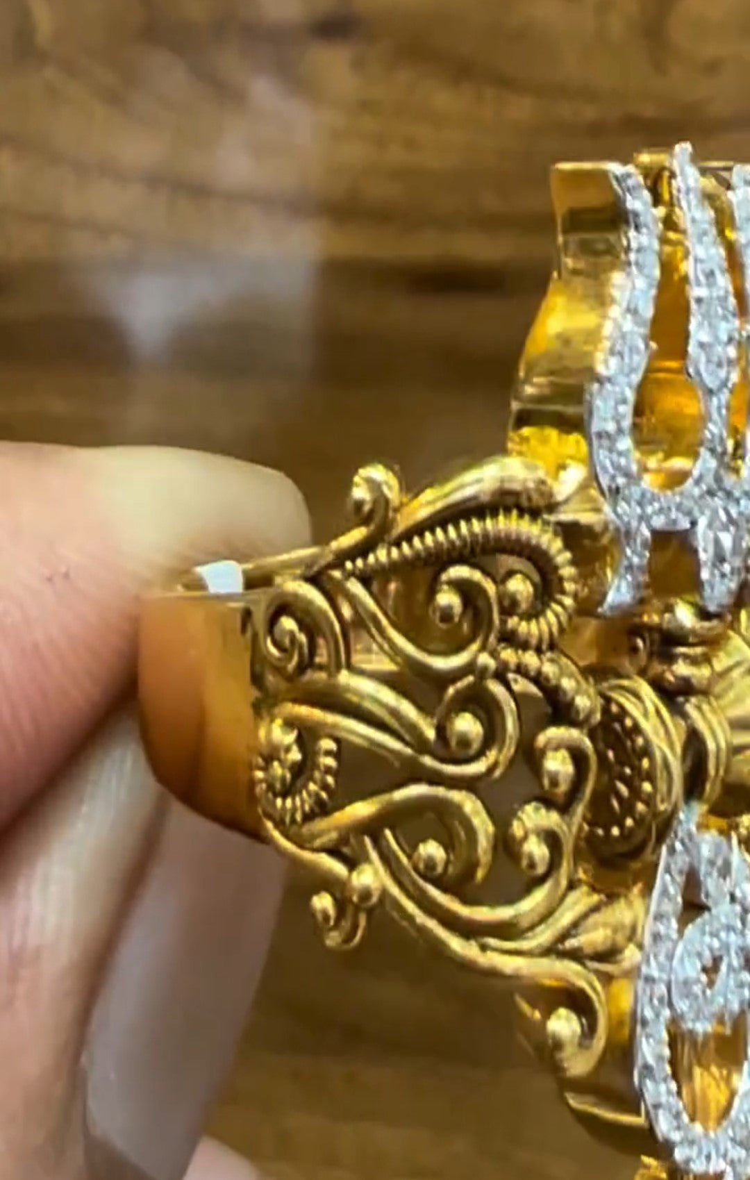 Trishul Design Ring