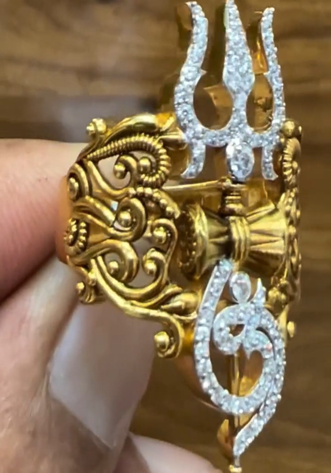 Trishul Design Ring