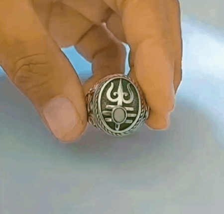 Mahadev Trishul Ring