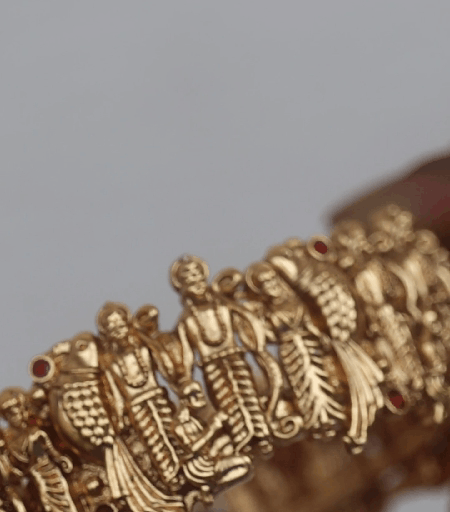 Shree Ramji-Sita Mata Design pavitra Kada / Bracelete