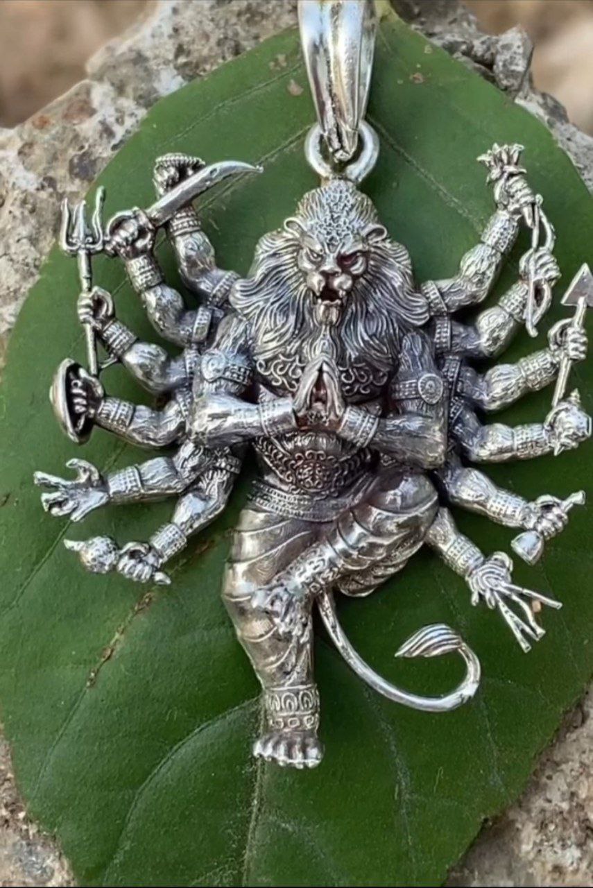 Narsimha Bhagwan Pendant With Chain