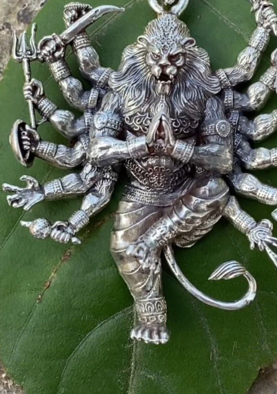 Narsimha Bhagwan Pendant With Chain