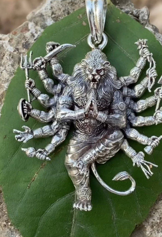 Narsimha Bhagwan Pendant With Chain