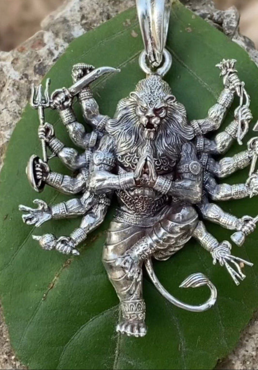 Narsimha Bhagwan Pendant With Chain