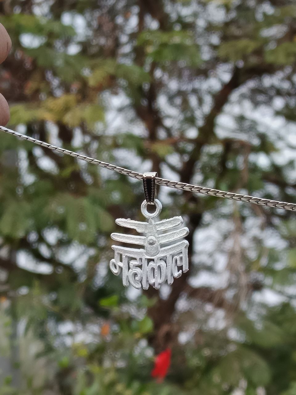 Mahakal Name Pendant With Chain