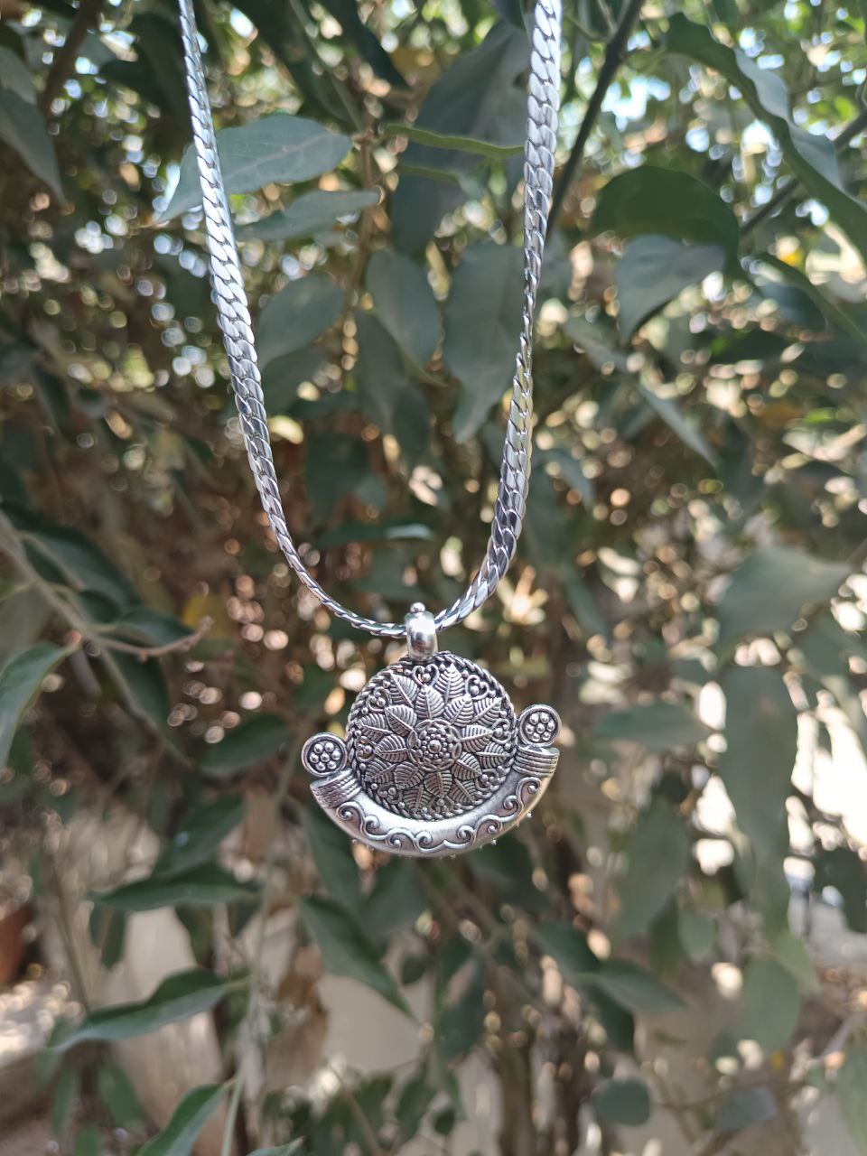 kavach Kundal Pendant With Chain