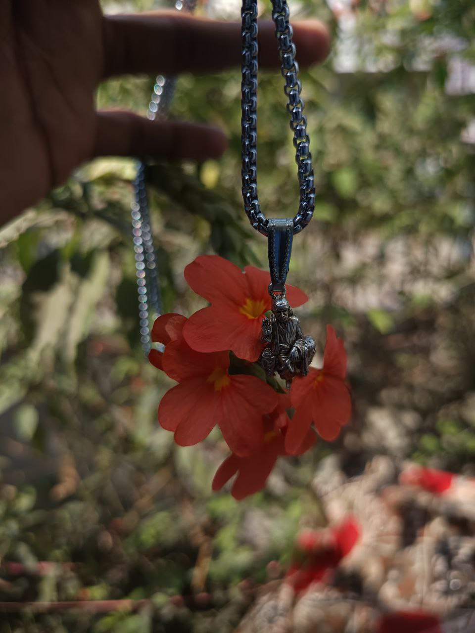Sai Baba Pendent With Chain